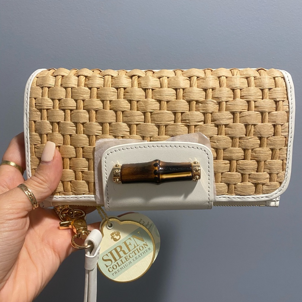 Spartina 449 Bamboo Moon Wallet- White